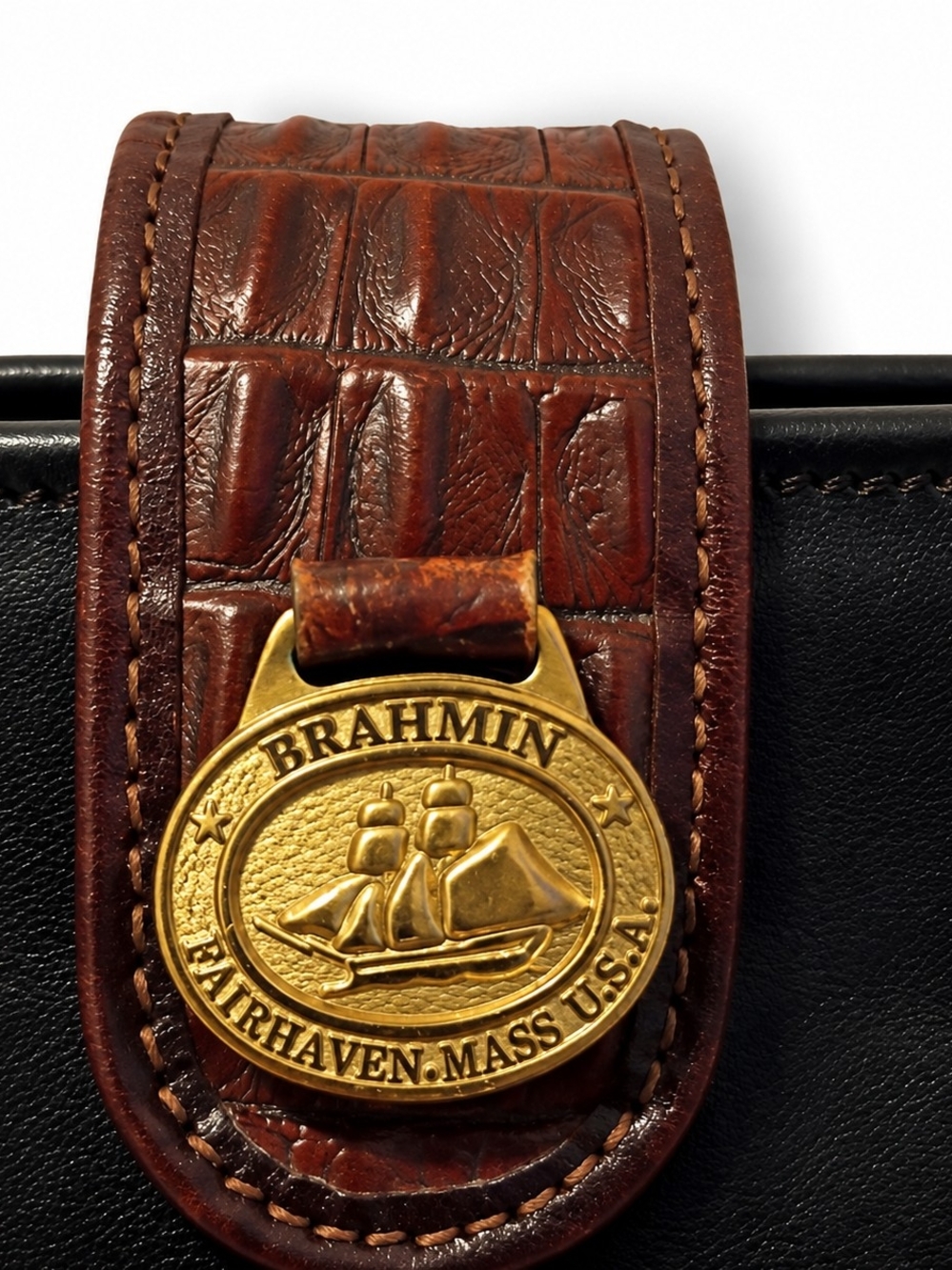 Vintage Brahmin shoulder Bag - Tucson Collection. - Picture 9 of 9